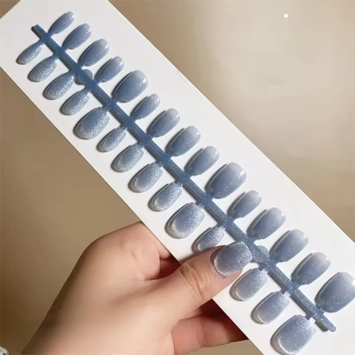 Cat Eye Shimmer Press On Nails