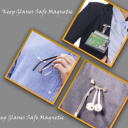 Magnetic Brooch Eyeglass Holder