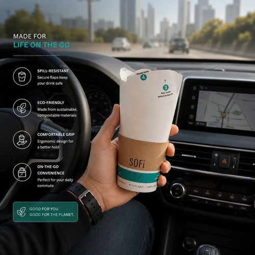 Biodegradable Foldable Coffee Cups