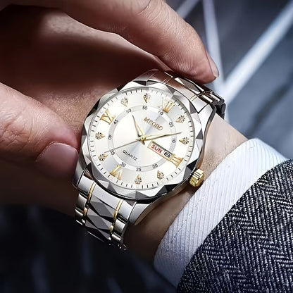 Men’s Stainless Steel Quartz Watch