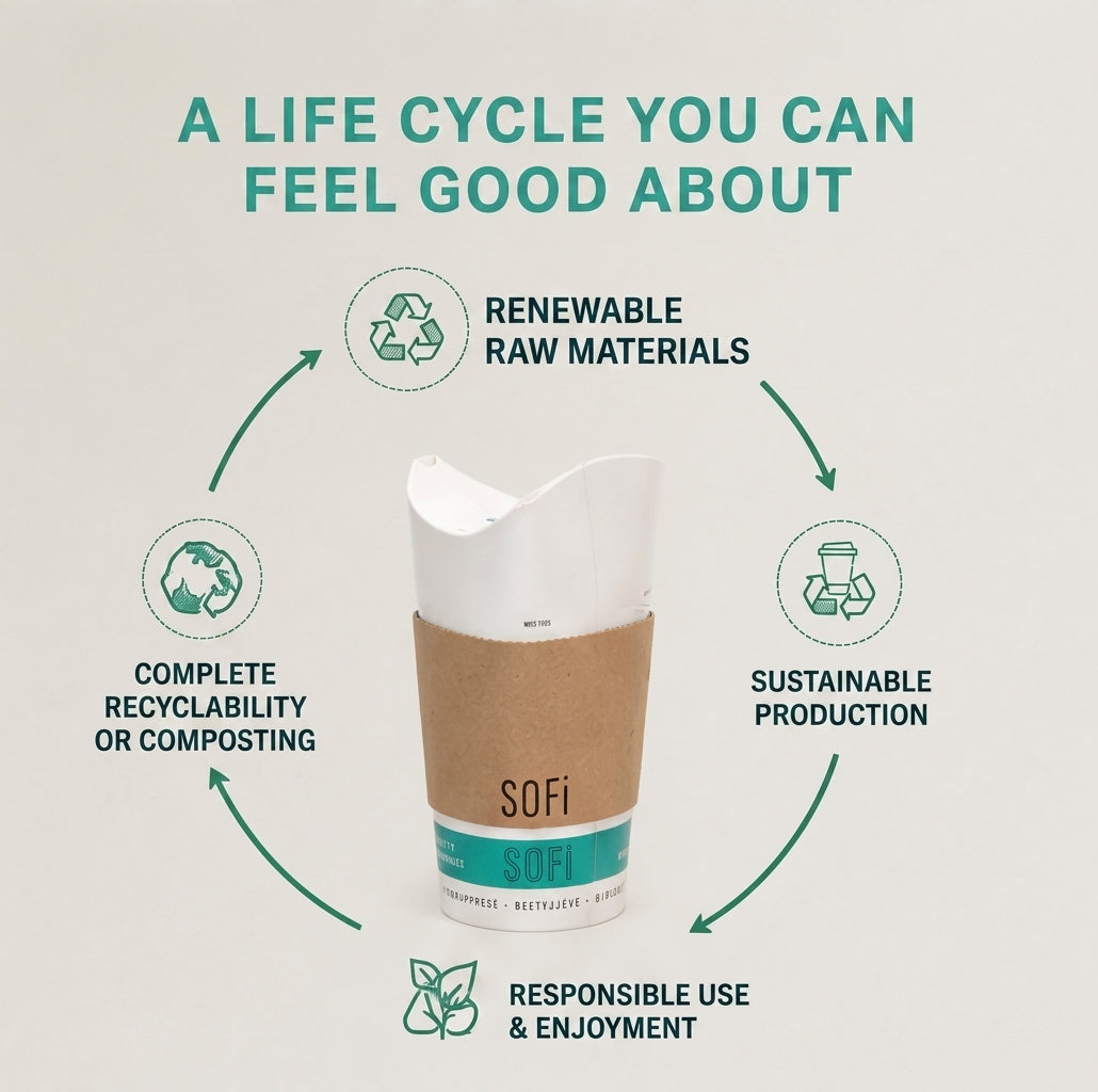 Biodegradable Foldable Coffee Cups