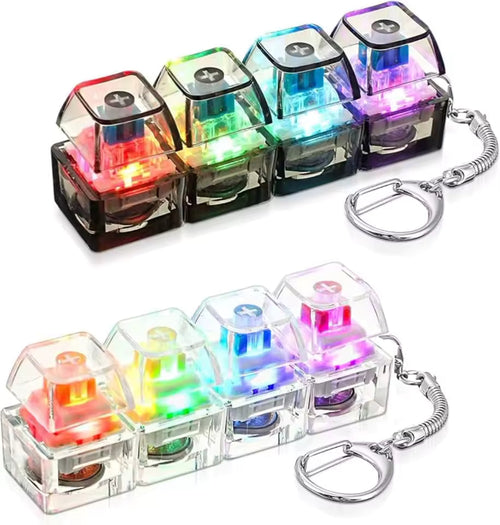 ClickCube Mechanical Switch Keychain | Premium Keyboard Fidget Toy