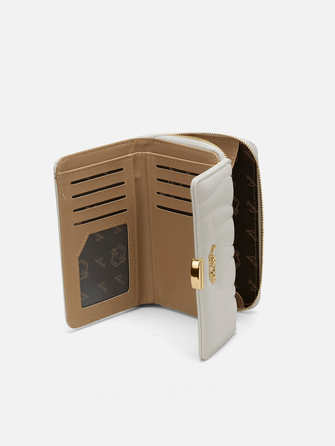 Lucie Emboss Trifold Medium Wallet