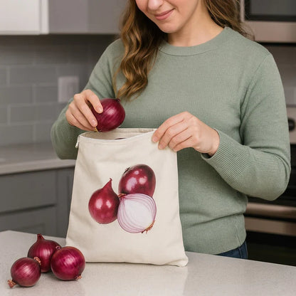 Reusable Cotton Vegetable Storage Bag