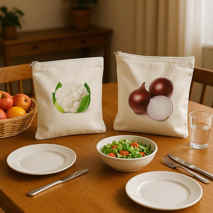 Reusable Cotton Vegetable Storage Bag