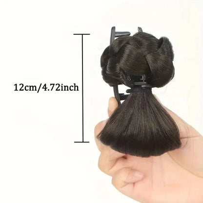 Chic Synthetic Hair Bun Clip