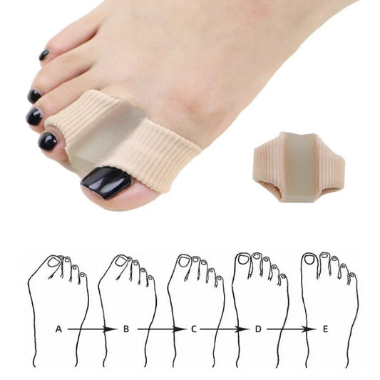 Dual Hole Gel Toe Separator