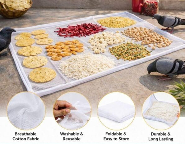 Universal Hygienic Sun Drying Mat for Masala