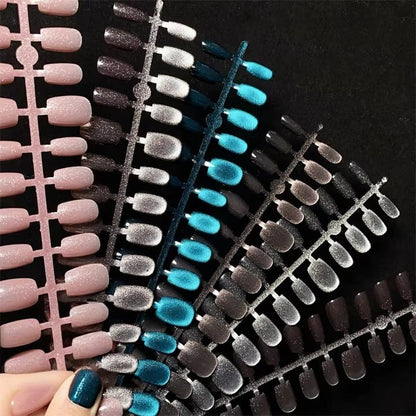 Cat Eye Shimmer Press On Nails